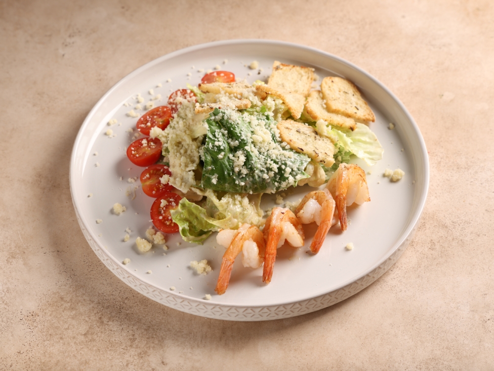 Цезарь с креветками