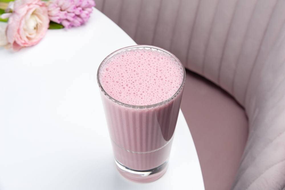 Клубничный милкшейк